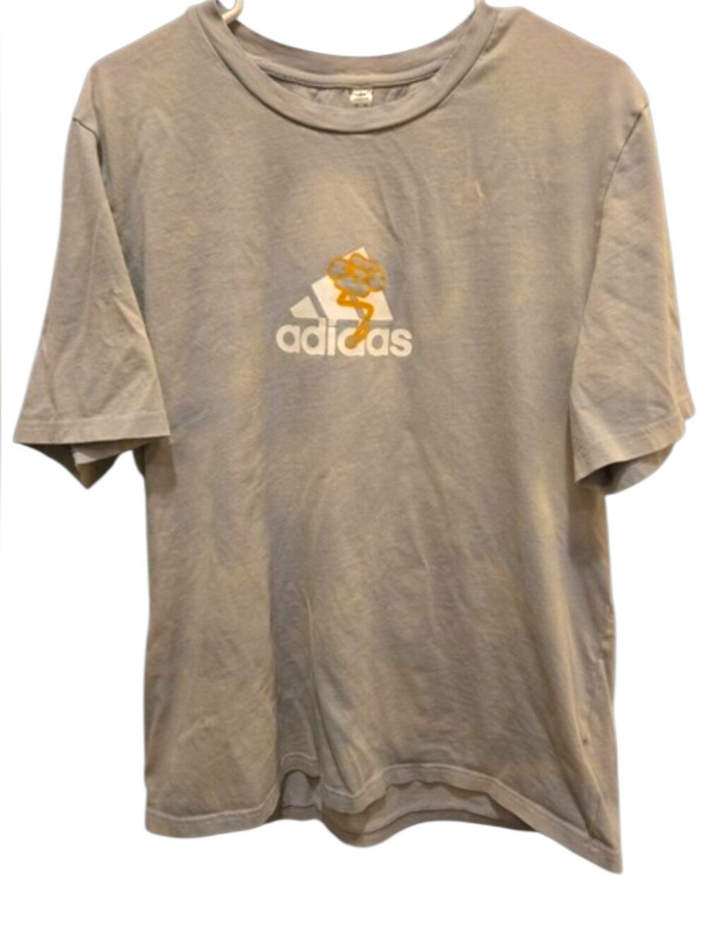 Adidas Vintage Cotton quality Street Shirt Oversize SZ L